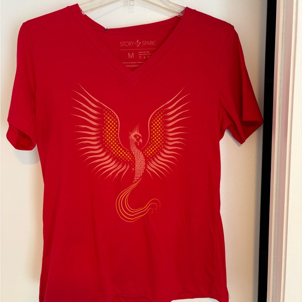 Red Phoenix Graphic T-Shirt